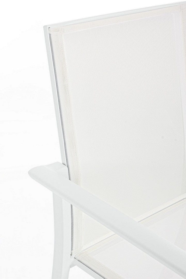 Set di 4 sedie da giardino Konnor Bianco (10)