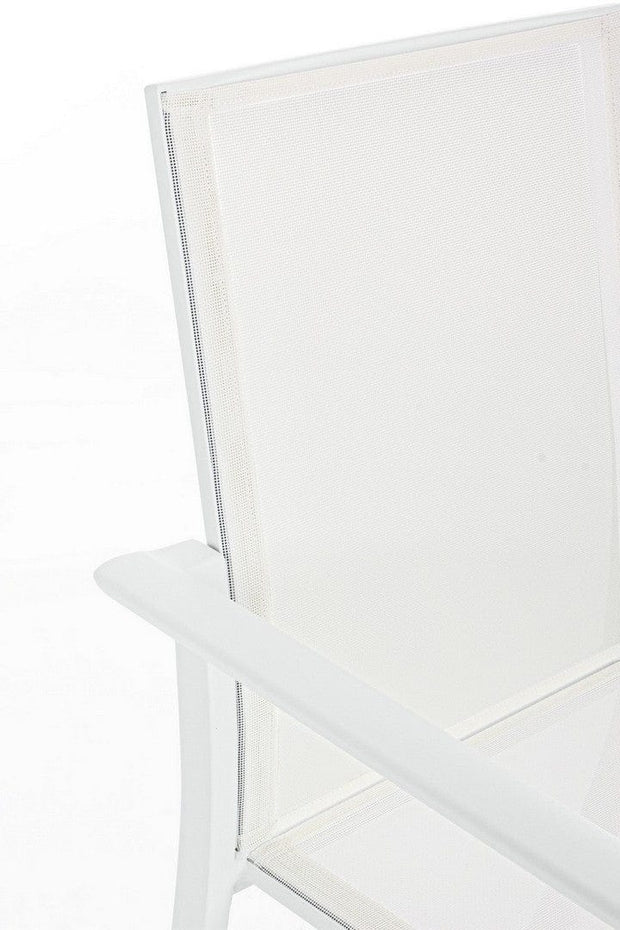 Set di 4 sedie da giardino Konnor Bianco (10)
