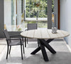 Set di 4 sedie da giardino Konnor Grigio (7)