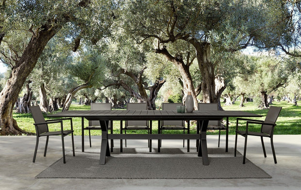 Set di 4 sedie da giardino Konnor Grigio (9)