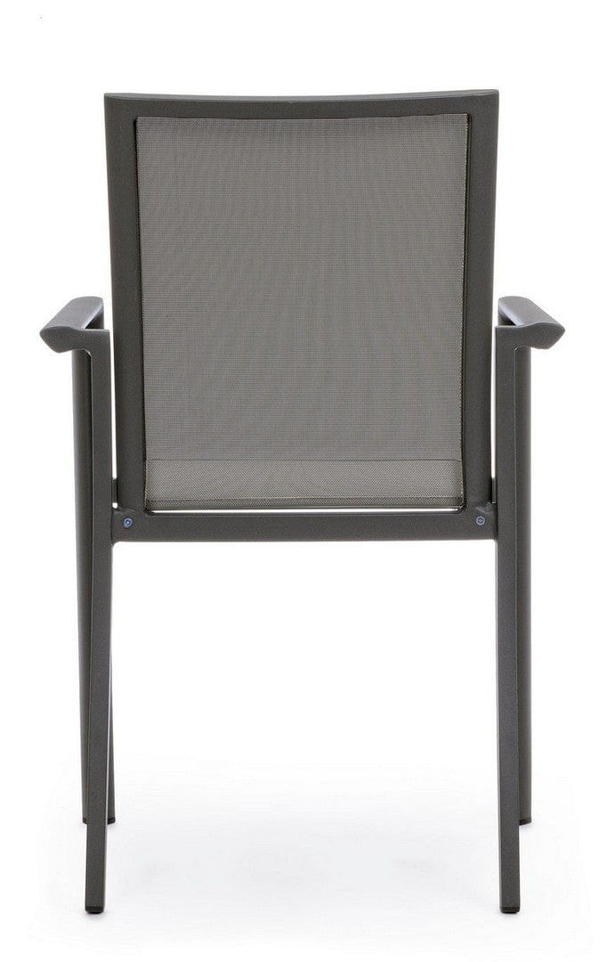 Set di 4 sedie da giardino Konnor Grigio (12)