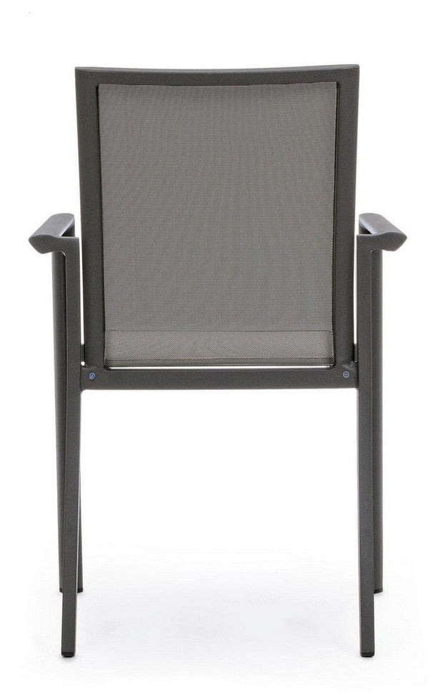 Set di 4 sedie da giardino Konnor Grigio (12)
