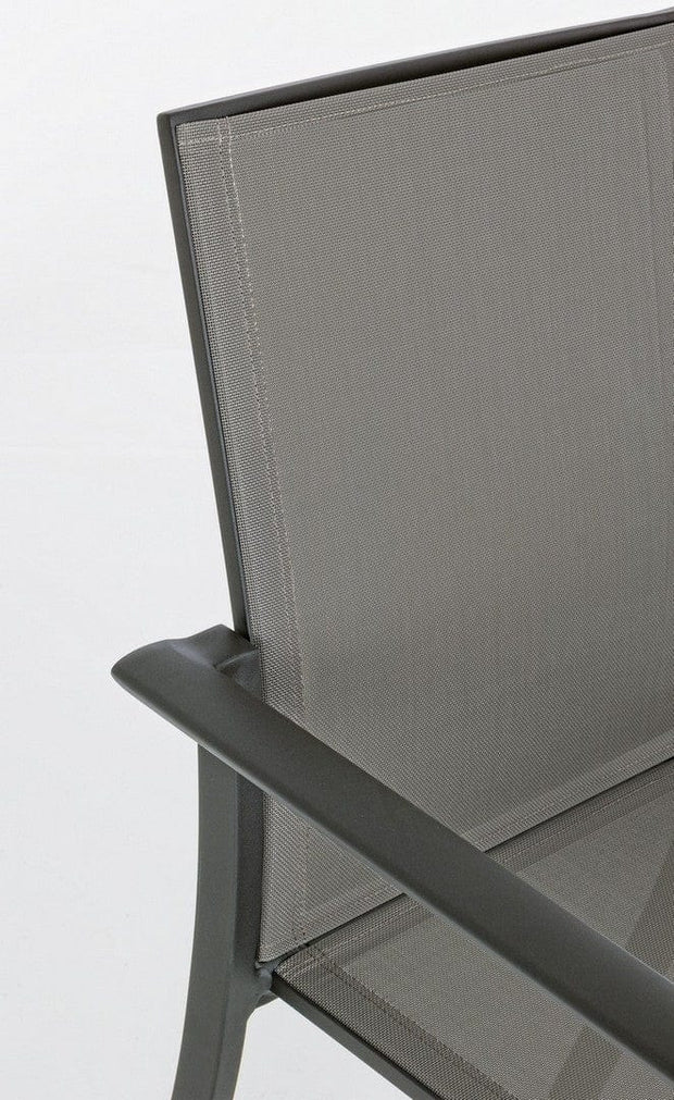 Set di 4 sedie da giardino Konnor Grigio (14)