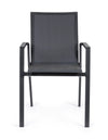 Set di 4 sedie da giardino Krion Antracite (2)