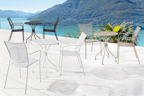 Set di 4 sedie da giardino Kristen Bianco (1)