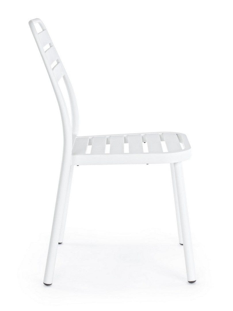 Set di 4 sedie da giardino Lennie Bianco (4)