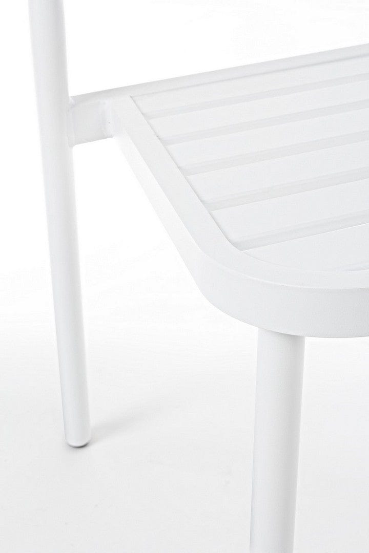 Set di 4 sedie da giardino Lennie Bianco (6)