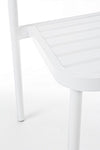 Set di 4 sedie da giardino Lennie Bianco (6)