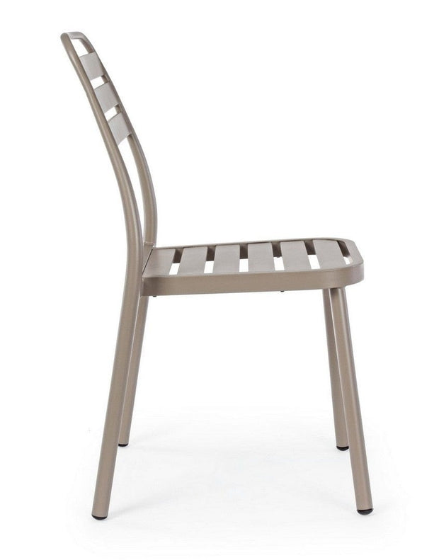 Set di 4 sedie da giardino Lennie Cappuccino (3)