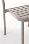 Set di 4 sedie da giardino Lennie Cappuccino (5)