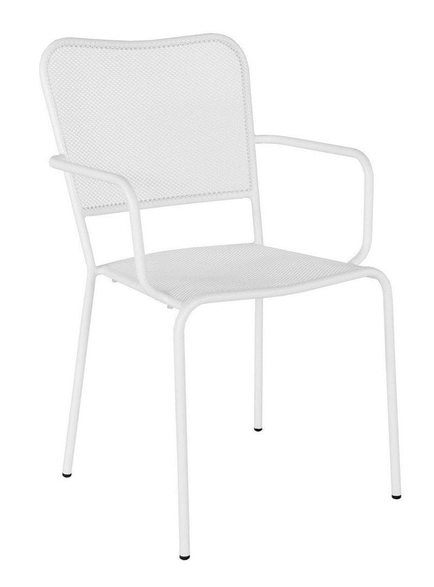 Set di 4 sedie da giardino Morgana Bianco (1)