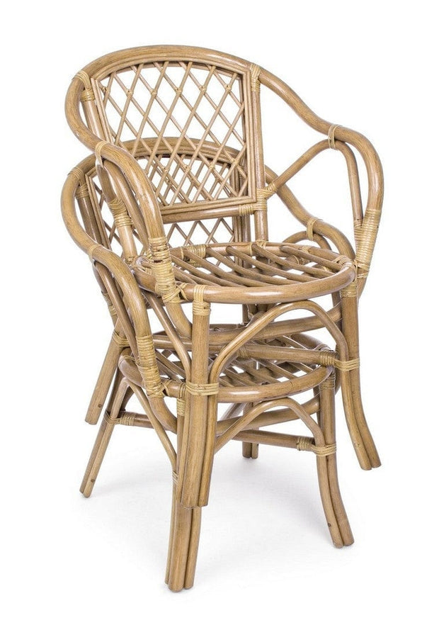 Set di 4 sedie da giardino New Athina Naturale (7)