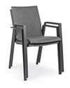 Set di 4 sedie da giardino Odeon Grigio (7)