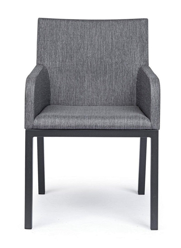 Set di 4 sedie da giardino Owen Grigio (2)