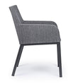 Set di 4 sedie da giardino Owen Grigio (4)