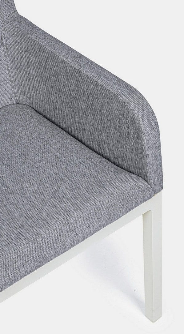 Set di 4 sedie da giardino Owen Grigio (7)