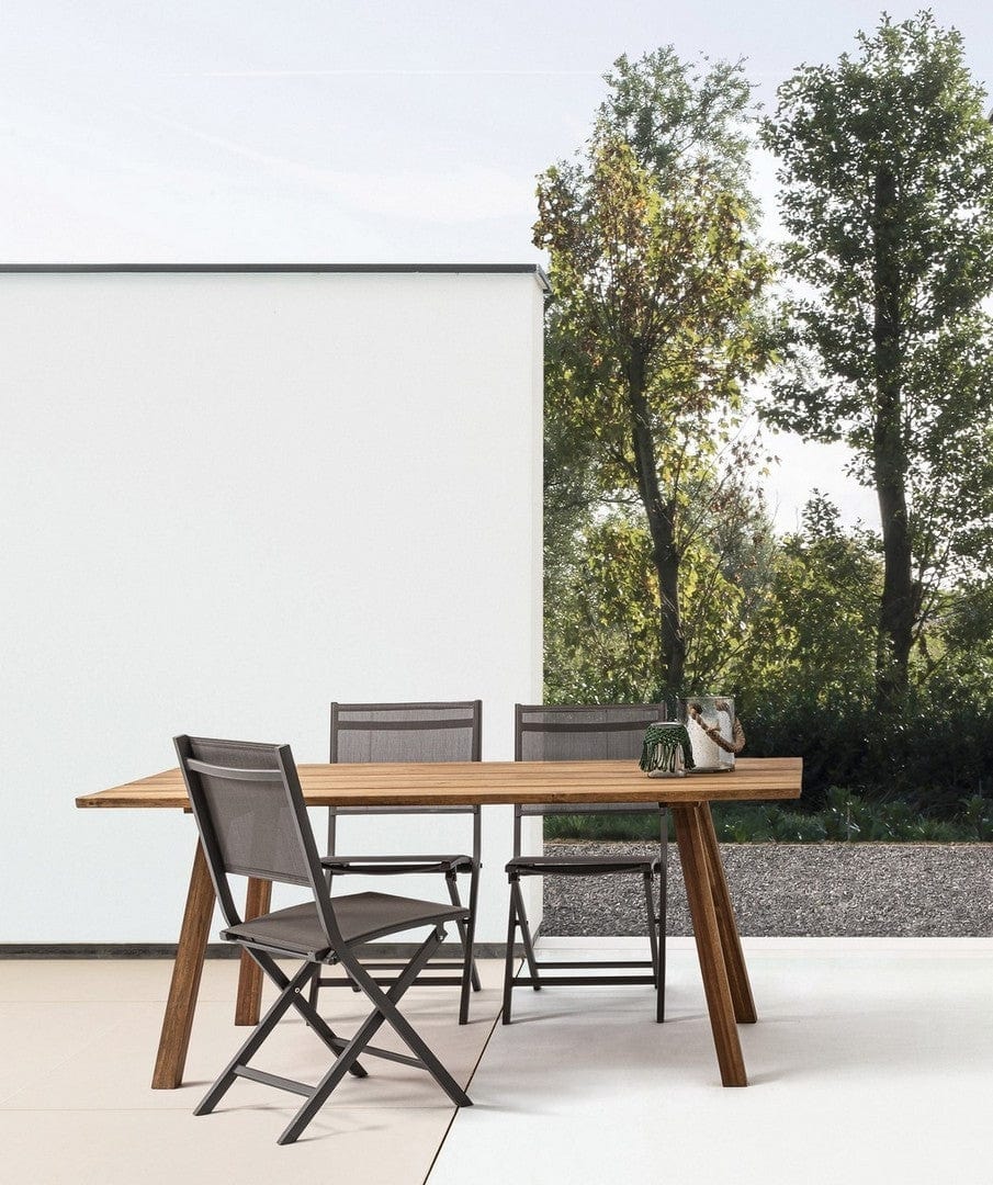 Set di 4 sedie da giardino pieghevole Elin Cappuccino (1)