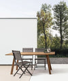 Set di 4 sedie da giardino pieghevole Elin Cappuccino (1)