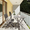 Set di 4 sedie da giardino pieghevole Elin Cappuccino (2)