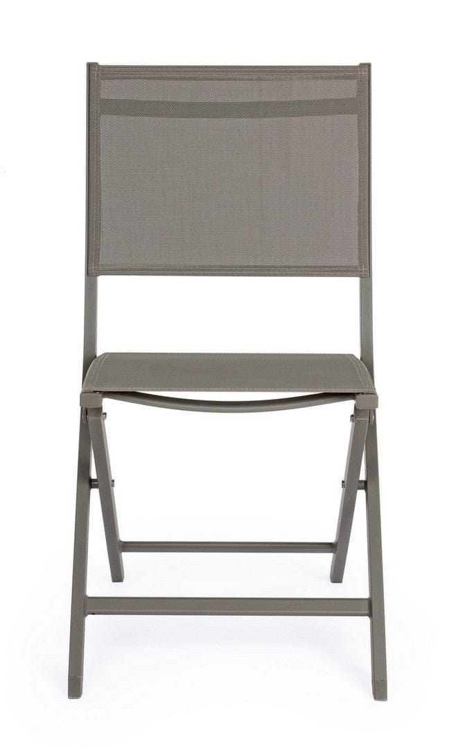 Set di 4 sedie da giardino pieghevole Elin Cappuccino (4)
