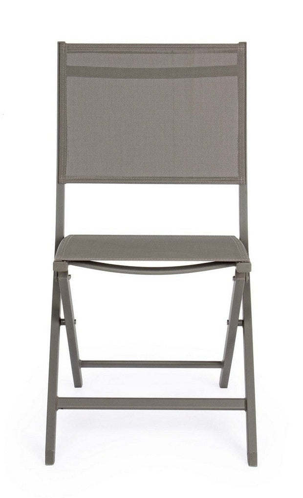 Set di 4 sedie da giardino pieghevole Elin Cappuccino (4)