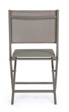 Set di 4 sedie da giardino pieghevole Elin Cappuccino (5)