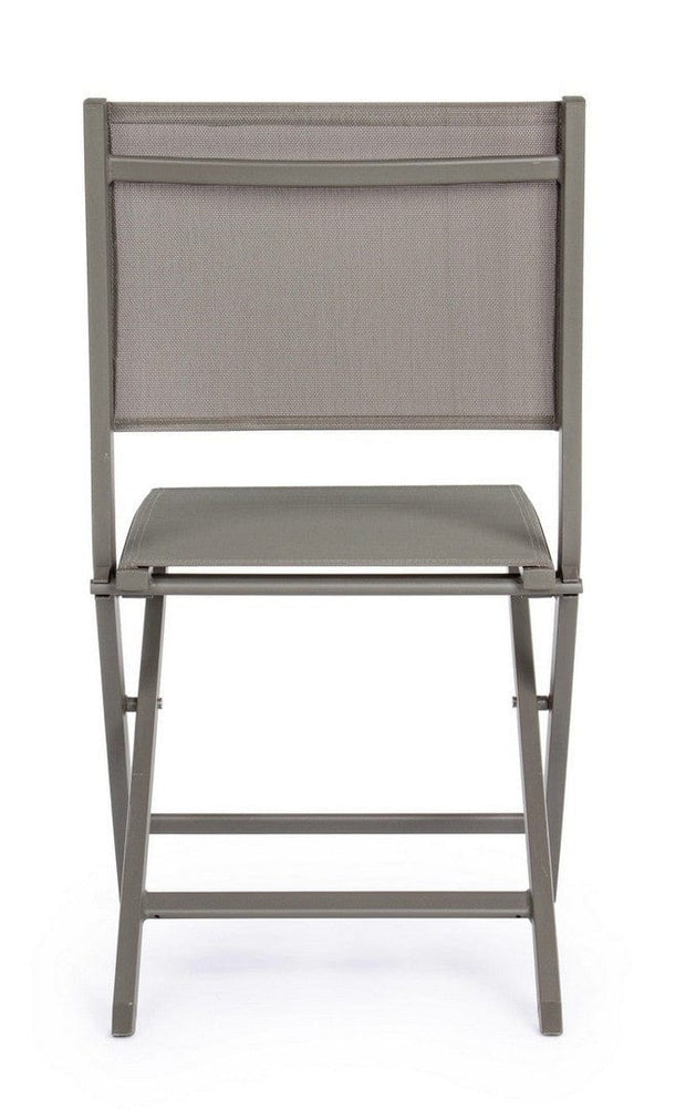 Set di 4 sedie da giardino pieghevole Elin Cappuccino (5)