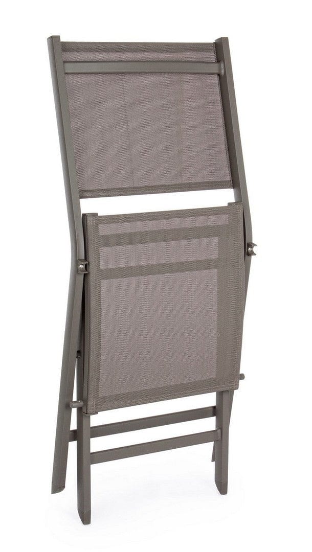 Set di 4 sedie da giardino pieghevole Elin Cappuccino (9)