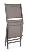 Set di 4 sedie da giardino pieghevole Elin Cappuccino (9)