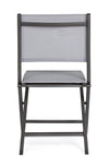 Set di 4 sedie da giardino pieghevole Elin Grigio (4)