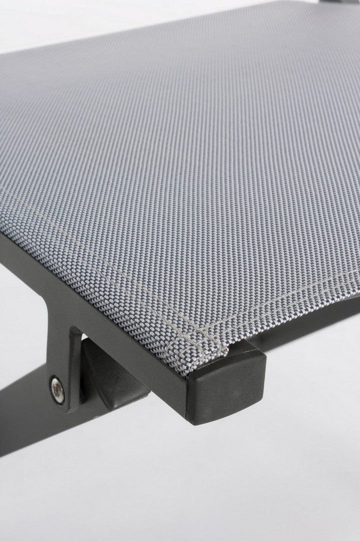Set di 4 sedie da giardino pieghevole Elin Grigio (6)