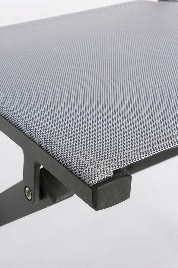 Set di 4 sedie da giardino pieghevole Elin Grigio (6)