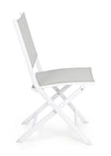 Set di 4 sedie da giardino pieghevole Elin Grigio (2)