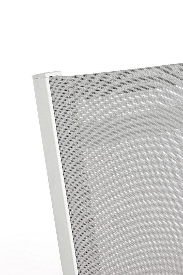 Set di 4 sedie da giardino pieghevole Elin Grigio (3)
