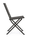 Set di 4 sedie da giardino pieghevole Hilde Antracite (1)