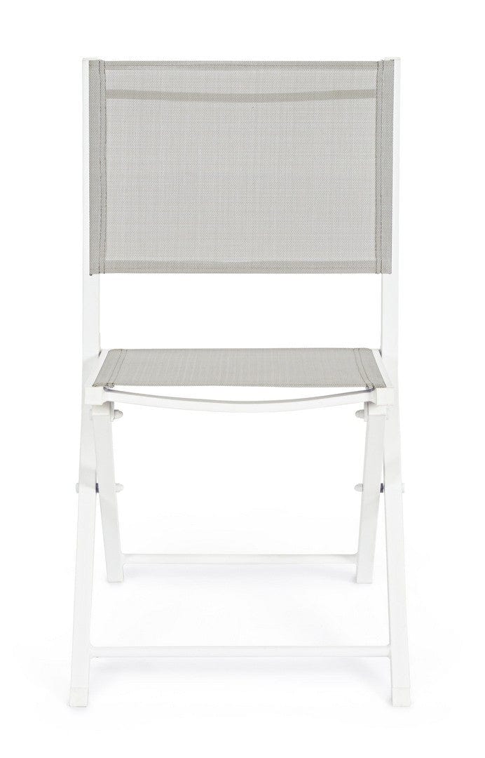 Set di 4 sedie da giardino pieghevole Hilde Bianco (1)