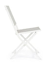 Set di 4 sedie da giardino pieghevole Hilde Bianco (3)