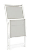 Set di 4 sedie da giardino pieghevole Hilde Bianco (6)
