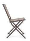 Set di 4 sedie da giardino pieghevole Hilde Cappuccino (2)
