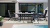 Set di 4 sedie da giardino Steven Antracite (1)