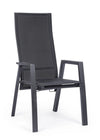 Set di 4 sedie da giardino Steven Antracite (3)