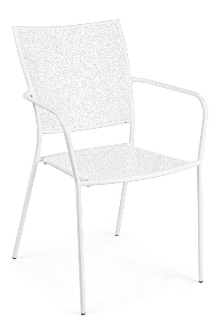 Set di 4 sedie da giardino Wendy Bianco (2)