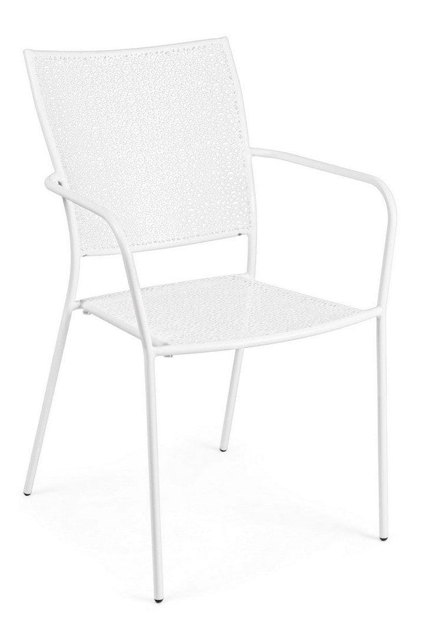 Set di 4 sedie da giardino Wendy Bianco (2)