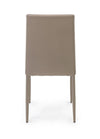 Set di 4 sedie da pranzo in ecopelle Achille Cappuccino (3)