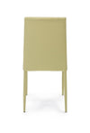 Set di 4 sedie da pranzo in ecopelle Achille Verde (3)
