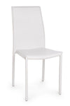 Set di 4 sedie da pranzo in ecopelle Adda Bianco (4)