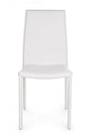 Set di 4 sedie da pranzo in ecopelle Adda Bianco (5)