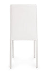 Set di 4 sedie da pranzo in ecopelle Adda Bianco (6)
