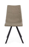 Set di 4 sedie da pranzo in ecopelle Alva Cappuccino (4)