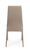 Set di 4 sedie da pranzo in ecopelle Cloud Cappuccino (5)